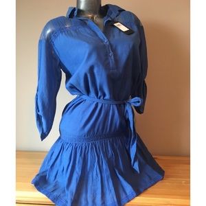BLUE COTTON GUESS DRESS